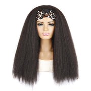 Turban Headband Corn Beard Long Hair Wig Headgear, Color Classification: 4 # XG