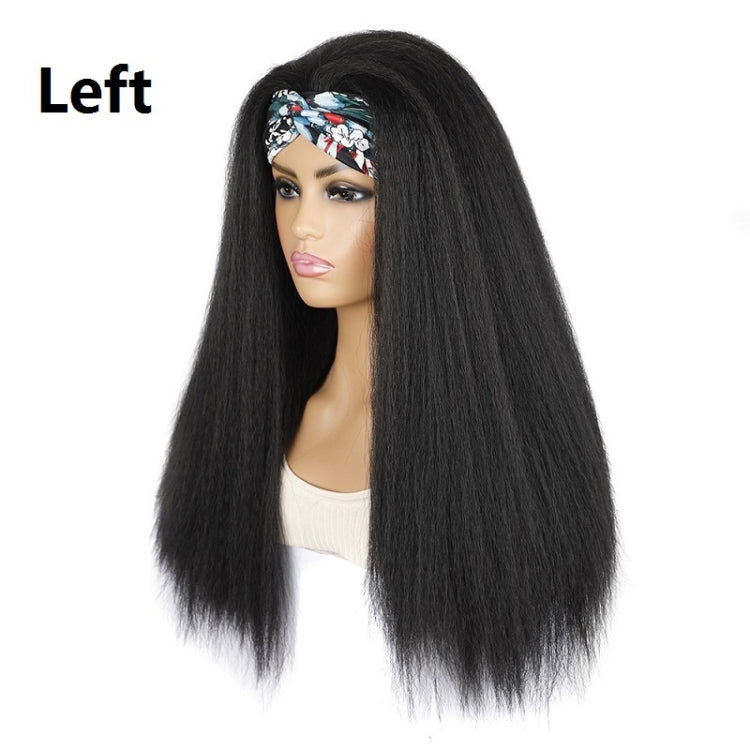 Turban Headband Corn Beard Long Hair Wig Headgear, Color Classification: 18C # O
