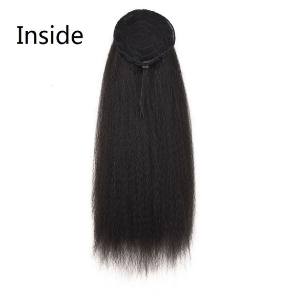 Fluffy Corn Whisker Long Curly Hair Fake Ponytail, Colour: 2.2 #