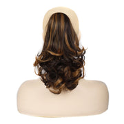Women Curly Hair Short Ponytail Wig With Shark Clip(4AH27A #)