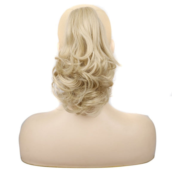 Women Curly Hair Short Ponytail Wig With Shark Clip(22M613 #)