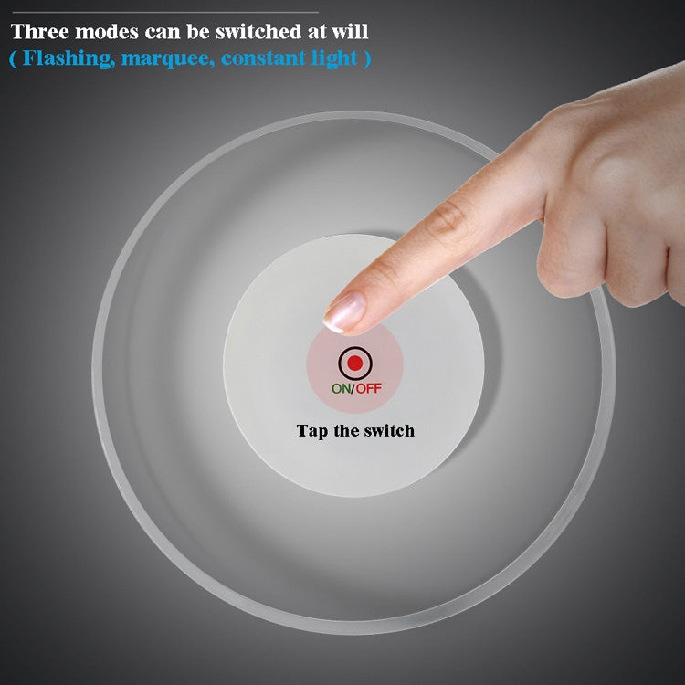 LED Flashing Coaster Bar KTV Cocktail Base Light Luminous Coaster(Upgrade Anti-slip Round White Light) - Insulation by PMc TechLife | Online Shopping South Africa | PMc TechLife | Buy Now Pay Later Mobicred