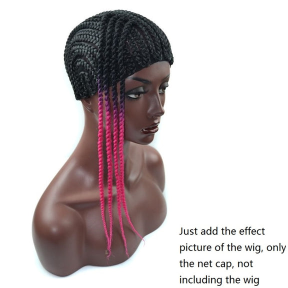 Wig Braid Net Hat Dreadlocks Hair Extension Headgear(Large)