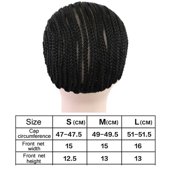 Wig Braid Net Hat Dreadlocks Hair Extension Headgear(Medium)