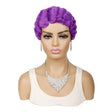 Ladies Short Hair Wig Retro Water Wave Curly Wig(51p #) - free shipping - PMC TechLife - Order now!