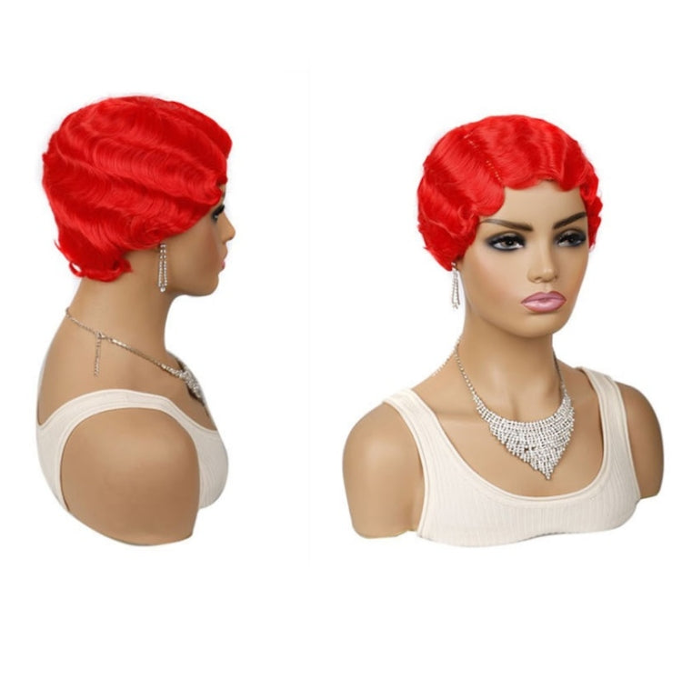 Ladies Short Hair Wig Retro Water Wave Curly Wig(613 #) - free shipping - PMC TechLife - Order now!