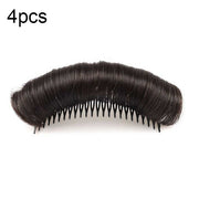 4 PCS Forehead Hair Root Padding And Combing Hair Pack, Colour: 10cm Natural Color