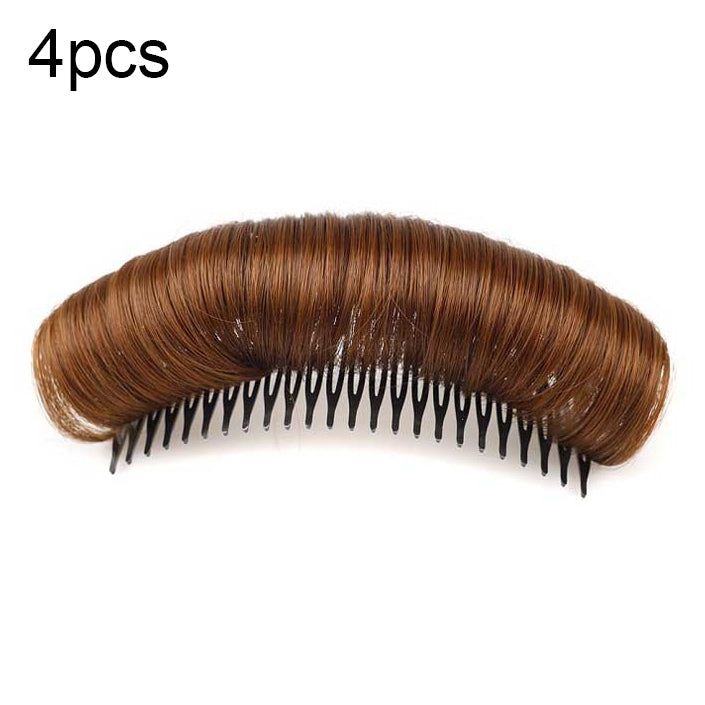 4 PCS Forehead Hair Root Padding And Combing Hair Pack, Colour: 10cm Light Brown - free shipping - PMC TechLife - Order now!