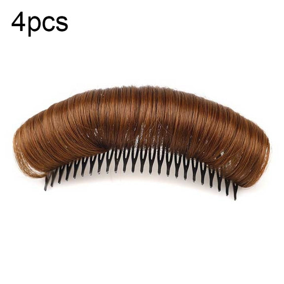 4 PCS Forehead Hair Root Padding And Combing Hair Pack, Colour: 10cm Light Brown