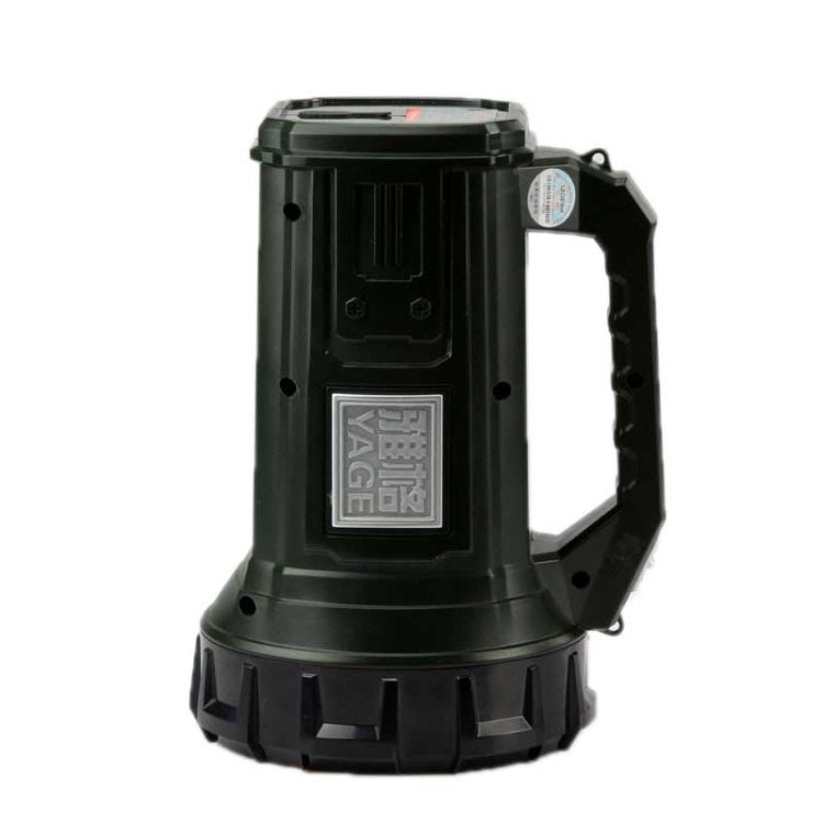 YAGE 5701 10W LED Strong Light Long-Range Searchlight Outdoor Lighting Rechargeable Flashlight, CN Plug(Ink Green) - LED Flashlight by YAGE | Online Shopping South Africa | PMc TechLife | Buy Now Pay Later Mobicred