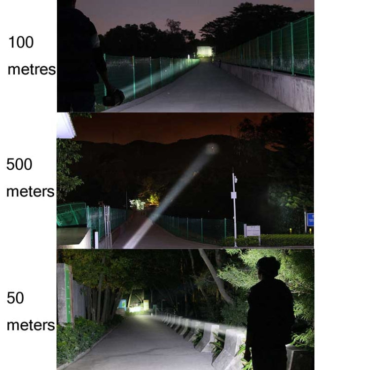 YAGE 5701 10W LED Strong Light Long-Range Searchlight Outdoor Lighting Rechargeable Flashlight, CN Plug(Ink Green) - LED Flashlight by YAGE | Online Shopping South Africa | PMC Jewellery | Buy Now Pay Later Mobicred