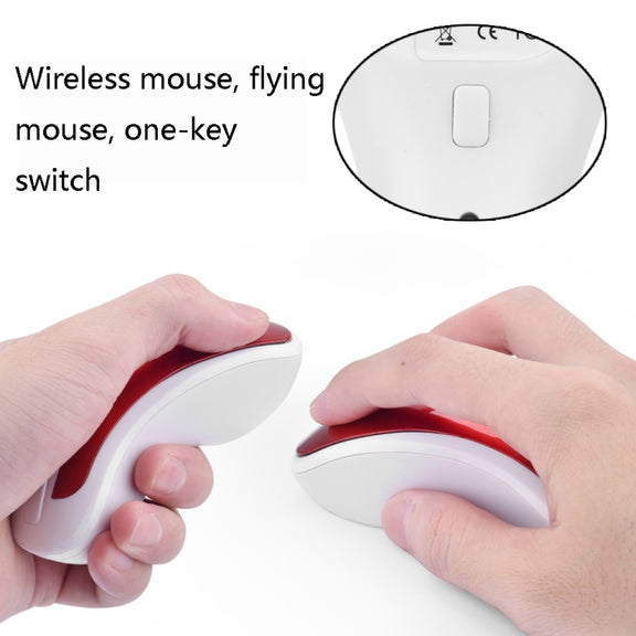 PR-01 1600 DPI 7 Keys Flying Squirrel Wireless Mouse 2.4G Gyroscope Game Mouse(Black Yellow)