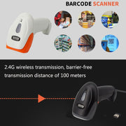 SYCREADER Supermarket Laser Barcode Scanner, Model: One-dimensional Wired (Orange)