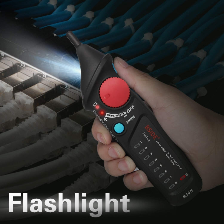 BSIDE FWT82 Analog And Digital Dual-Mode Anti-Interference Intelligent Line Finder Network Cable Tracker - free shipping - PMC Jewellery - Order now!