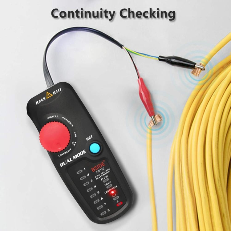 BSIDE FWT82 Analog And Digital Dual-Mode Anti-Interference Intelligent Line Finder Network Cable Tracker - free shipping - PMC Jewellery - Order now!