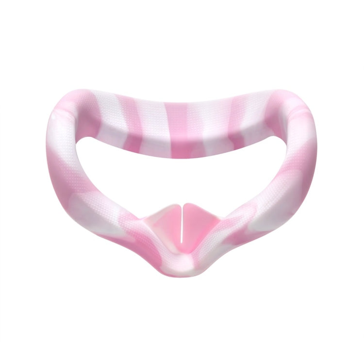 VR Silicone Eye Cover Anti-Sweat And Decontamination Color VR Goggles For Oculus Quest 2(White Pink) - VR Accessories by PMC Jewellery | Online Shopping South Africa | PMC Jewellery | Buy Now Pay Later Mobicred