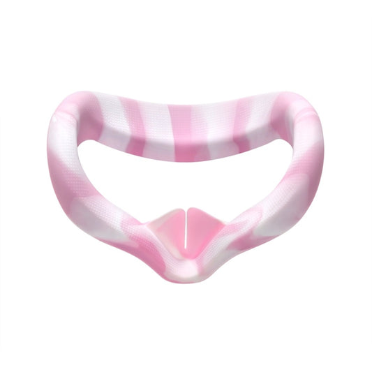 VR Silicone Eye Cover Anti-Sweat And Decontamination Color VR Goggles For Oculus Quest 2(White Pink) - VR Accessories by PMC Jewellery | Online Shopping South Africa | PMC Jewellery | Buy Now Pay Later Mobicred