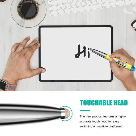 PR-A18 2.4G Charge Mouse Pen Handwritten Glow Wireless Mouse Pen(Silver Gray)