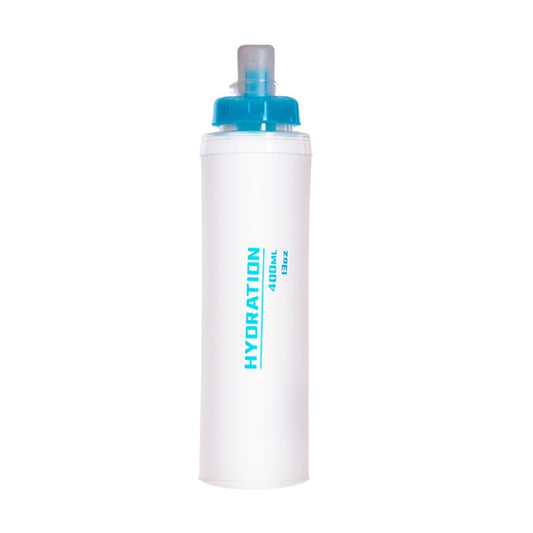 AFISHTOUR TPU Outdoor Sports Soft Water Bag Marathon Water Bottle Folding Water Bag, Capacity: 400ml (Transparent) - free shipping - PMC Jewellery - Order now!