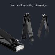 15 In 1 Nail Clipper Home Pedicure Nail Care Tools(Black)