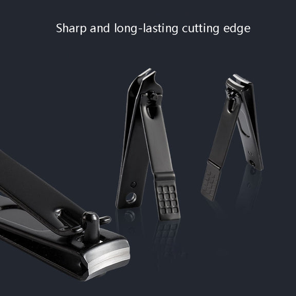 18 In 1 Nail Clippers Home Pedicure and Nail Care Tools(Black Yellow)