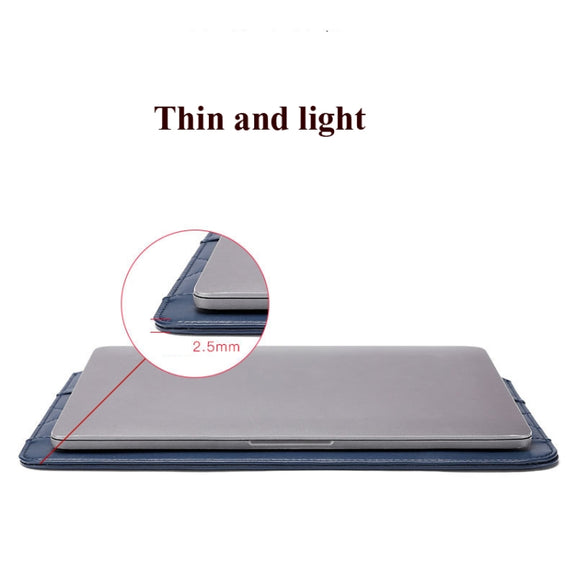 Microfiber Leather Thin And Light Notebook Liner Bag Computer Bag, Applicable Model: 13-14 inch(Blue)