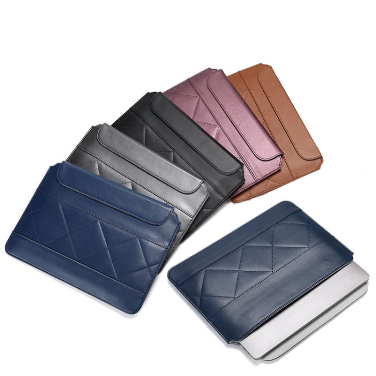 Microfiber Leather Thin And Light Notebook Liner Bag Computer Bag, Applicable Model: 14-15 inch(Blue)