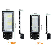 50W LED Water-resistant Road Lighting Courtyard Floodlight(White Light)
