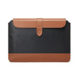 Horizontal Microfiber Color Matching Notebook Liner Bag, Style: Liner Bag (Black + Brown), Applicable Model: 11  -12 Inch - 10 - 11 inch by PMC TechLife | Online Shopping South Africa | PMC TechLife | Buy Now Pay Later Mobicred