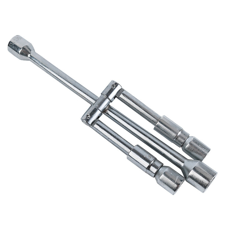 350mm Folding Cross Sleeve Car Tire Wrench, Specification: 17/19/21/23mm - Tire Repair & Installation Tools by PMC TechLife | Online Shopping South Africa | PMC TechLife | Buy Now Pay Later Mobicred