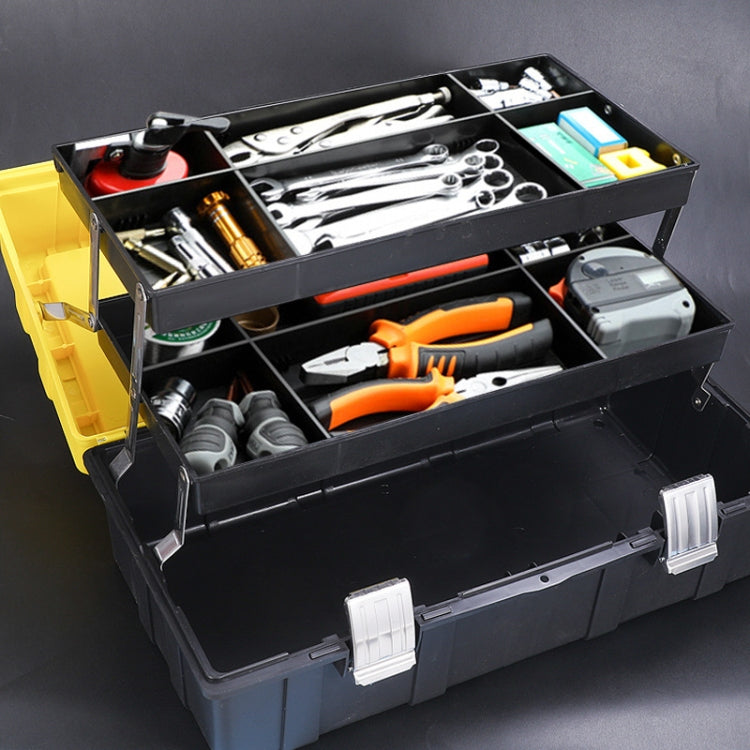 21 inch Folding  Hardware Storage Box Hand-Filled Car Parts Toolbox Portable Electrician Repair Toolbox - Storage Bags & Boxes by PMC TechLife | Online Shopping South Africa | PMC TechLife | Buy Now Pay Later Mobicred