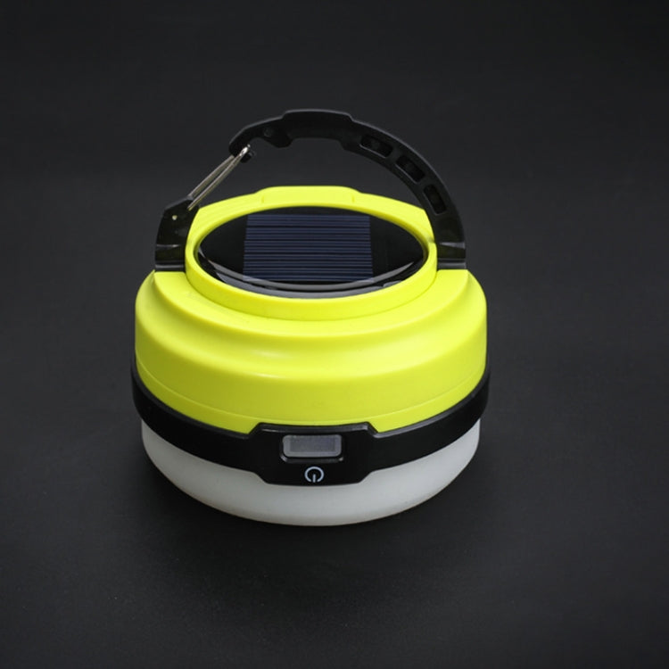 GOOFY DT-7107A Outdoor Solar USB Rechargeable Camping Light Portable Retractable Multifunctional LED Tent Light(Green) - free shipping - PMC Jewellery - Order now!