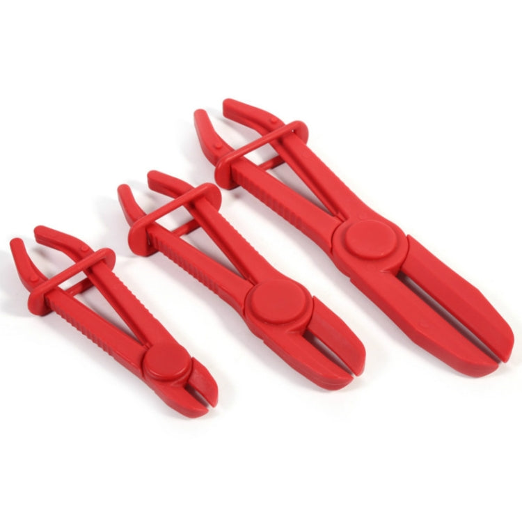3 PCS/Set Car Nylon Hose Clamp Tool Set Brake Fuel Water Line Clamp Plier(Red) - free shipping - PMC TechLife - Order now!