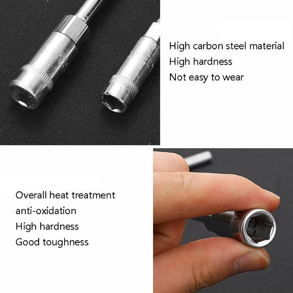 T-Wrench Car Assembly Repair Sleeve Wrench Hexagon Lengthening Socket, Specification: 10mm
