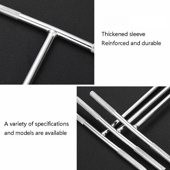 T-Wrench Car Assembly Repair Sleeve Wrench Hexagon Lengthening Socket, Specification: 17mm