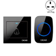 CACAZI H10 1 For 1 Wireless Smart Doorbell without Battery, Plug:UK Plug(Black) - Wireless Doorbell by CACAZI | Online Shopping South Africa | PMC TechLife | Buy Now Pay Later Mobicred