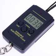 10g Mini Digital Fishing Scale Travel Weighting Steelyard Hanging Electronic Hook Scale Kitchen Weight Tool, Capacity:40kg without backlight