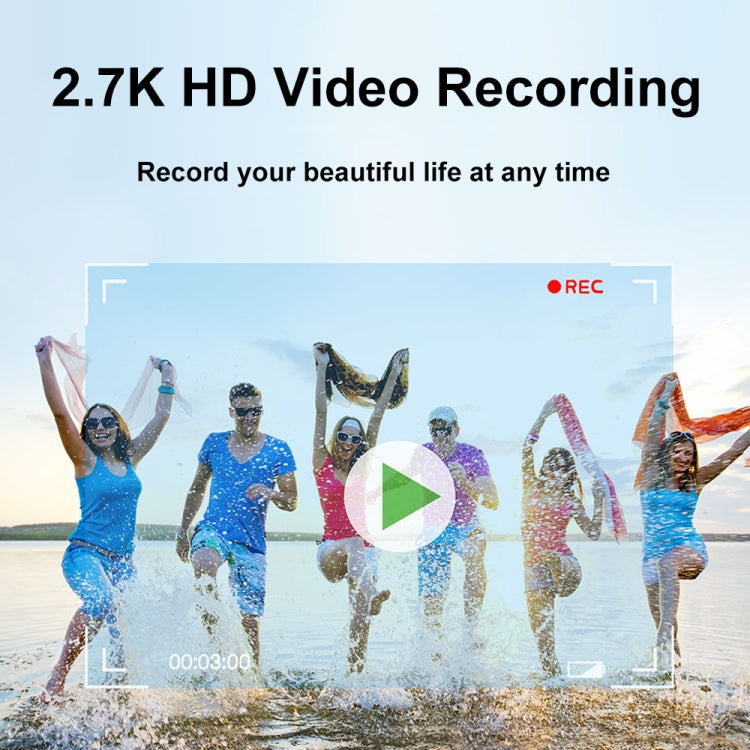 WDC901 3.5m Waterproof 48MP HD Dual Screen Outdoor Sports Digital Camera AU Plug(Green) - Children Cameras by PMC TechLife | Online Shopping South Africa | PMC TechLife | Buy Now Pay Later Mobicred