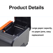 Xprinter XP-T58L 58mm Supermarket Cashier Receipt Thermal Printer, Spec: USB Port(US Plug)