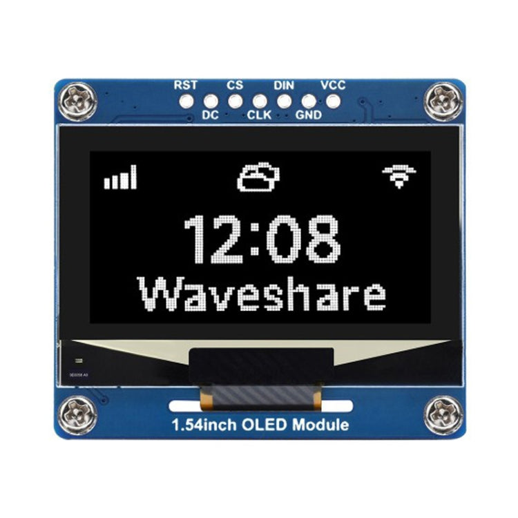 Waveshare 1.54 Inch OLED Display Module, 128��64 Resolution, SPI / I2C Communication(White) - free shipping - PMC TechLife - Order now!