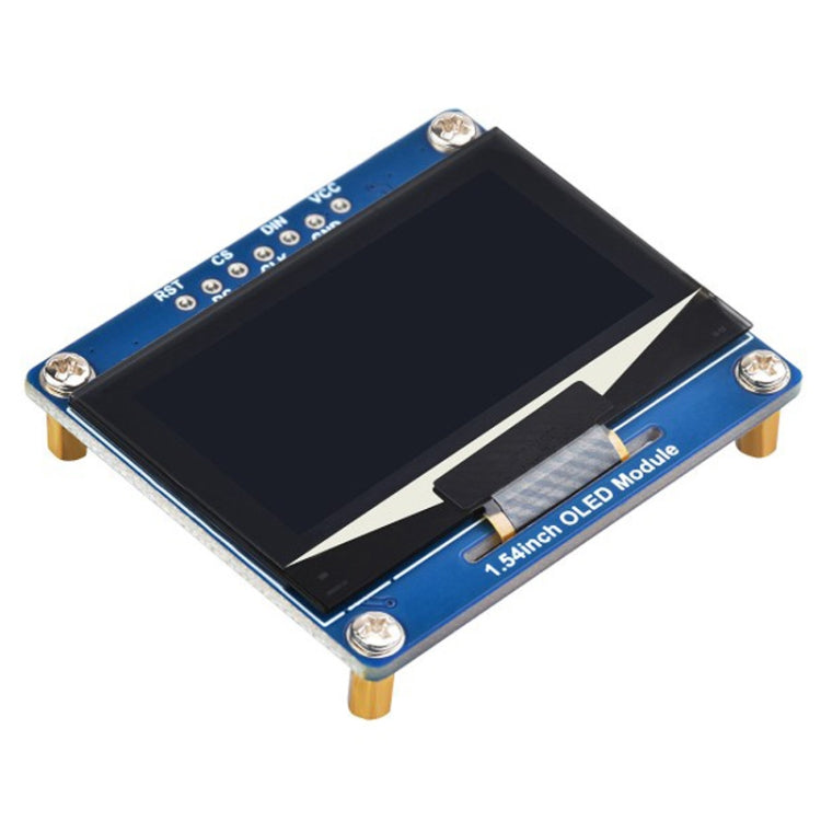 Waveshare 1.54 Inch OLED Display Module, 128��64 Resolution, SPI / I2C Communication(White)