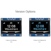 Waveshare 1.54 Inch OLED Display Module, 128��64 Resolution, SPI / I2C Communication(White)