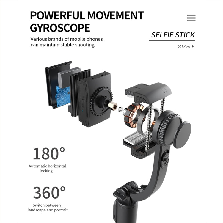 CYKE Q08 Anti-Shake Gimbal Bluetooth Selfie Stick Handheld Phone Live Tripod(No light Version) - Selfie Sticks by CYKE | Online Shopping South Africa | PMC TechLife | Buy Now Pay Later Mobicred