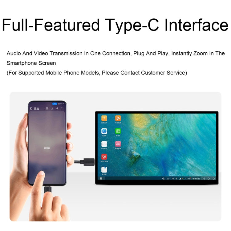 Waveshare 13.3 Inch 2K 2560×1440 HDMI/Type-C Display Interface AMOLED Touch Display(EU Plug) - free shipping - PMC Jewellery - Order now!