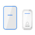 CACAZI Home Smart Digital Wireless Doorbell Remote Electronic Doorbell Elderly Pager, Style: EU Plug(White) - Wireless Doorbell by CACAZI | Online Shopping South Africa | PMC TechLife | Buy Now Pay Later Mobicred