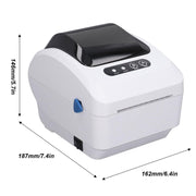 Xprinter XP-320B 80mm Thermal Barcode Supermarket Cashier Label Printer, Spec: USB(US Plug)