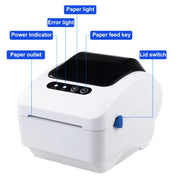 Xprinter XP-320B 80mm Thermal Barcode Supermarket Cashier Label Printer, Spec: USB(US Plug)