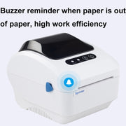 Xprinter XP-320B 80mm Thermal Barcode Supermarket Cashier Label Printer, Spec: USB+Bluetooth(US Plug)