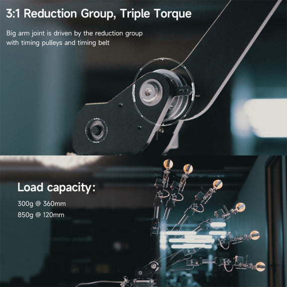 Waveshare High-Torque Serial Bus Servo, Desktop Robotic Arm Kit, Based On ESP32, 5-DOF, Plug:US Plug