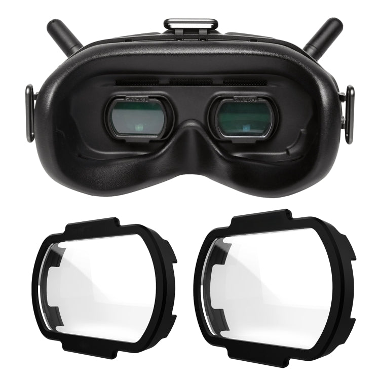 Sunnylife FV-Q9334 2 PCS Myopia Lens Nearsighted Corrective Aspherical Lens for DJI FPV Goggles V2, Colour: 100 Degree